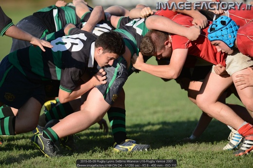 2015-05-09 Rugby Lyons Settimo Milanese U16-Rugby Varese 2007